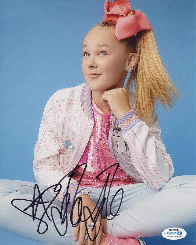 JoJo Siwa (22054) Signature Database by RACC - Real Autograph