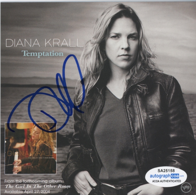 Diana Krall (42400) Signature Database by RACC Real Autograph