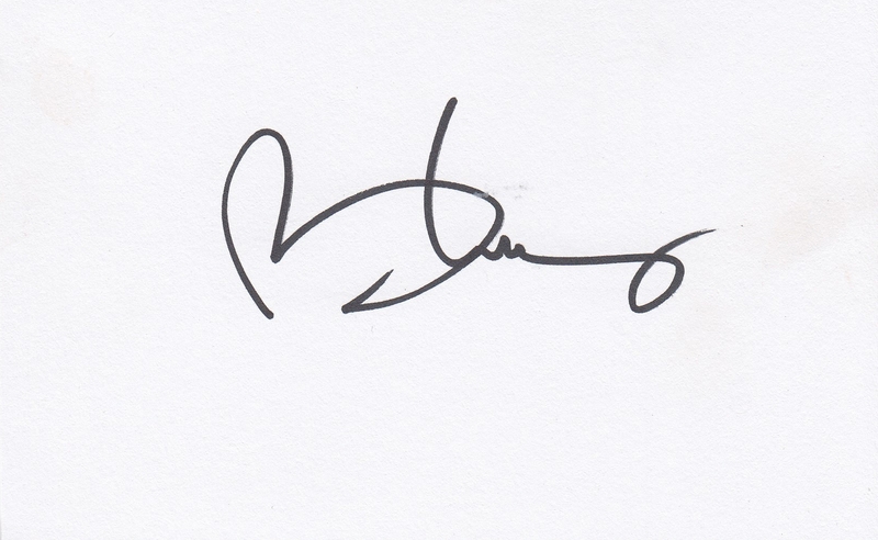 Brian May (69392) Signature Database by RACC - Real Autograph