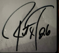 Autograph from Anthony Bautista