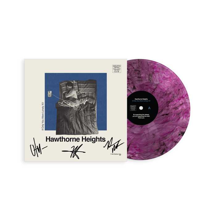 Autographed Hawthorne Heights If Only You Were Lonely XV - The Medicine LP (SCR 001)