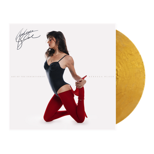 Rebecca Black Age of The Exhibitionist Vinyl (Metallic Gold) [SIGNED]