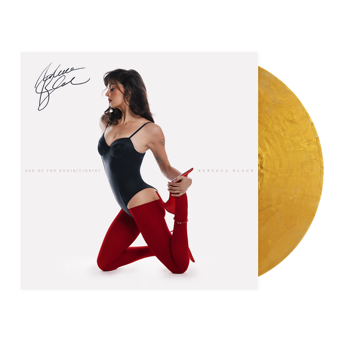 Rebecca Black Age of The Exhibitionist Vinyl (Metallic Gold) [SIGNED]