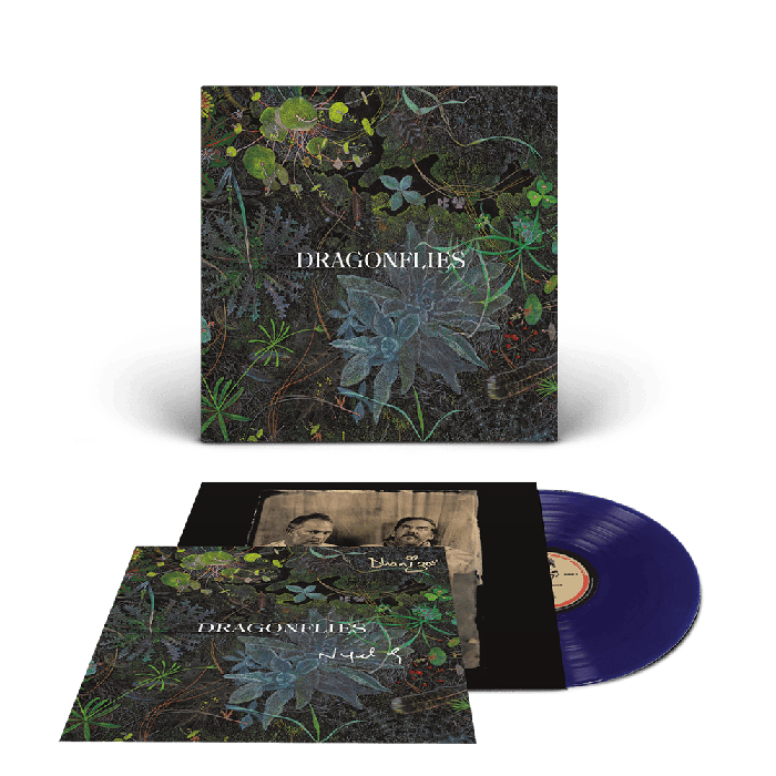 Dhain Harrison & Nigel Godrich. Dragonflies - Online Store Exclusive Purple & Black Coloured Vinyl w/ Signed Print