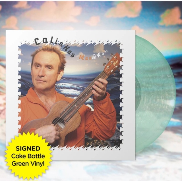 Colin Hay Man @ Work [Acoustic Vinyl] Coke Bottle Green LP (SIGNED)