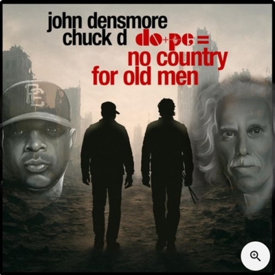 John Densmore & Chuck D do+pe = no country for old men - LP Signed | TalkShopLive®