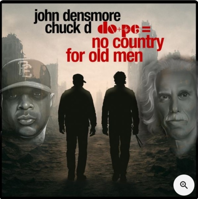 John Densmore & Chuck D do+pe = no country for old men - LP Signed | TalkShopLive®