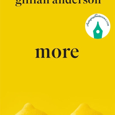 Gillian Anderson More Autographed Book