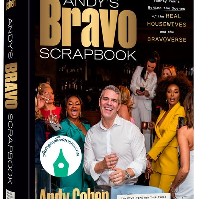 Andy Cohen Andy's Bravo Scrapbook Autographed Book
