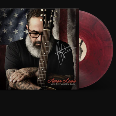 Aaron Lewis - Give My Country Back Signed D2C Exclusive LP