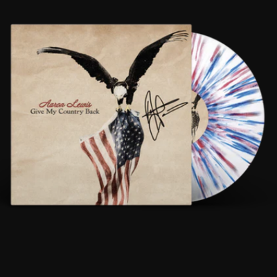 Aaron Lewis - Give My Country Back Signed D2C Exclusive Cover LP