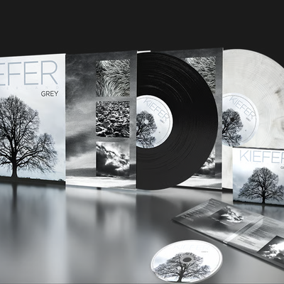 Kiefer Sutherland 'Grey' CD + Grey Sky Coloured Vinyl + Black Vinyl (Inc Signed Artcard)