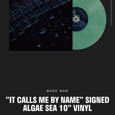 Wage War - It Calls Me By Name signed vinyl insert