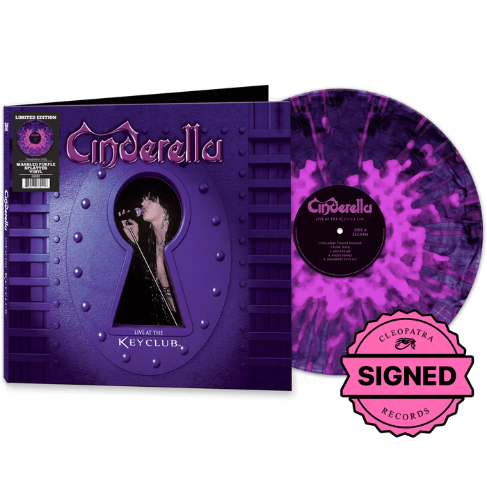 Cinderella - Live at the Key Club (Marble Purple Splatter Vinyl LP - S