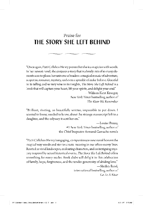 The Story She Left Behind Autographed