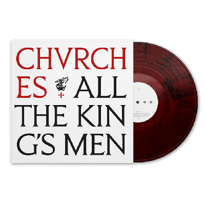 Vinyl - CHVRCHES - All The King's Men Signed Ruby Black Wave LP