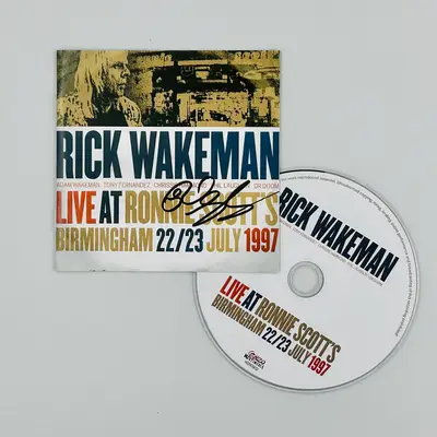 Rick Wakeman [SIGNED] Live at Ronnie Scott's CD