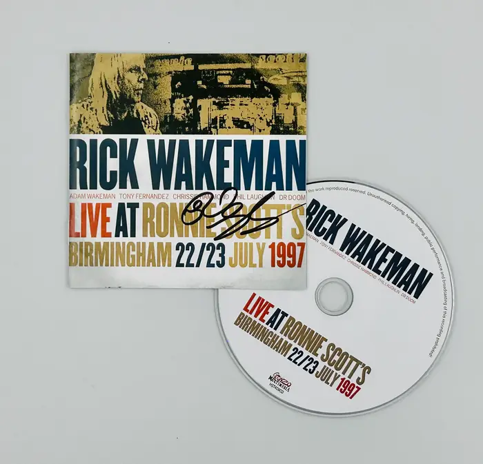 Rick Wakeman [SIGNED] Live at Ronnie Scott's CD