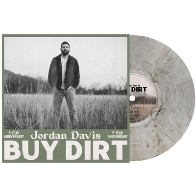 Jordan Davis Buy Dirt 5 Year Anniversary Signed Vinyl - Official Store