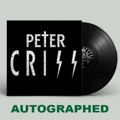 Peter Criss Official Merchandise Autographed Peter Criss - "Peter Criss" (Black Cover) Vinyl Album