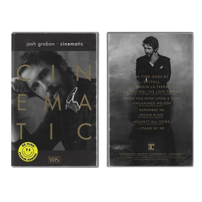 Josh Groban Limited Edition CINEMATIC Signed VHS