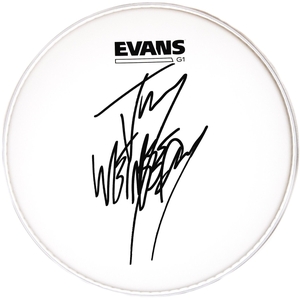 Signed Drumhead — Jay Weinberg