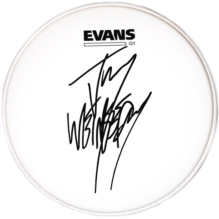 Signed Drumhead — Jay Weinberg