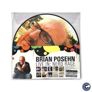 Brian Posehn MTO Brian Posehn "Live In: Nerd Rage" 12" Signed Picture Disc Vinyl