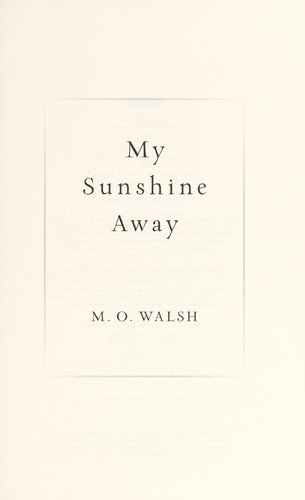 My Sunshine Away - Autographed Copy