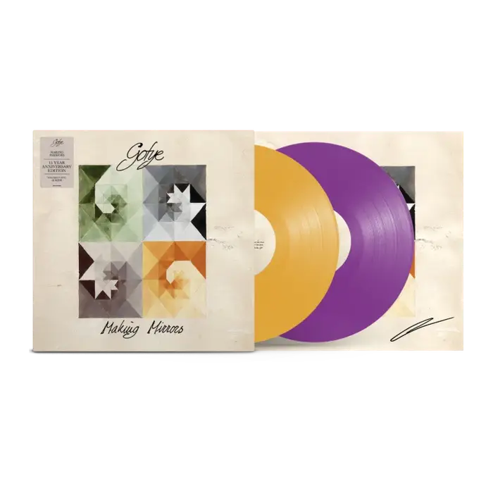 Gotye - Making Mirrors (15th Anniversary): Yellow &amp; Purple Vinyl 2LP + Signed  - Recordstore