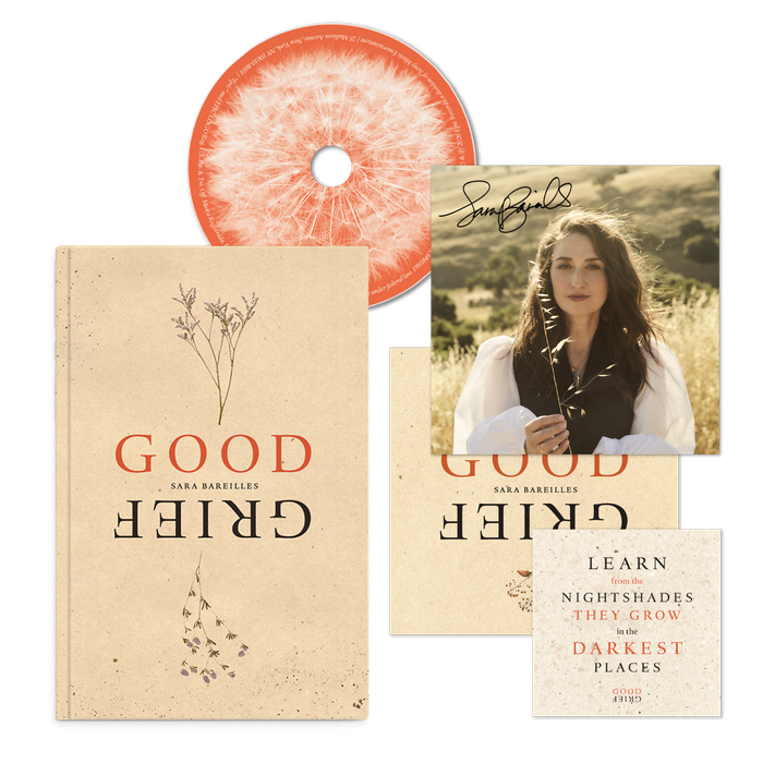 Sara Bareilles Official Merchandise (PRE-ORDER) Good Grief Deluxe Journal CD + Signed Insert + Seed Paper