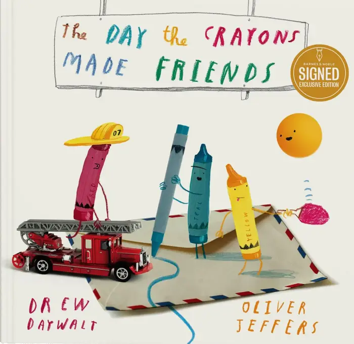 The Day the Crayons Made Friends (Signed B&N Exclusive Book)