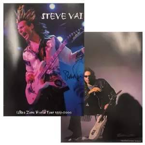 Steve Vai Ultra Zone *Signed* Tour Program