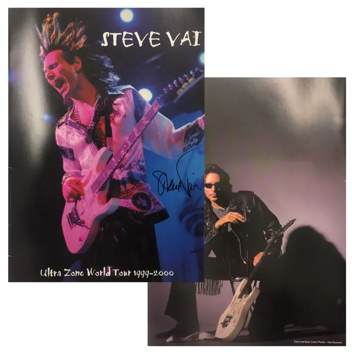 Steve Vai Ultra Zone *Signed* Tour Program