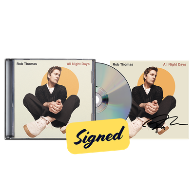 Rob Thomas All Night Days (Signed CD) - Republic Records Official Store