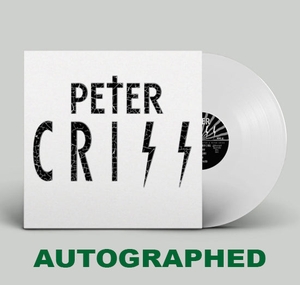 Peter Criss Official Merchandise Autographed Peter Criss - "Peter Criss" (White Cover) Vinyl Album
