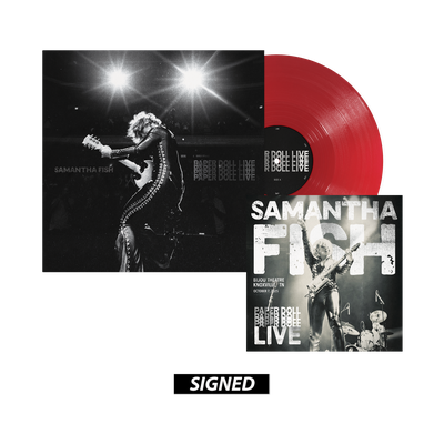 Samantha Fish Paper Doll (Live at the Bijou) - Opaque Apple Red Vinyl + Signed 12x12 Print