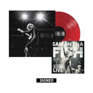 Samantha Fish Paper Doll (Live at the Bijou) - Opaque Apple Red Vinyl + Signed 12x12 Print