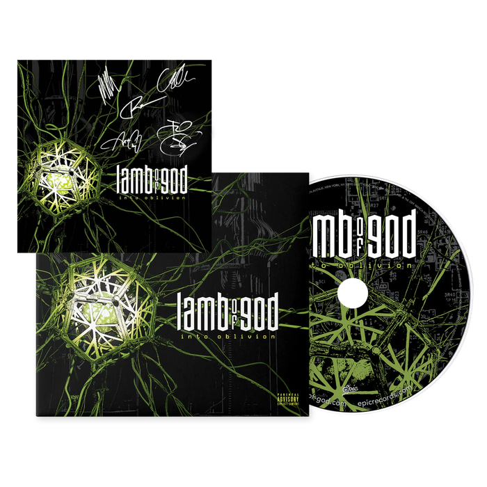 Lamb of God Store Into Oblivion Deluxe SIGNED CD