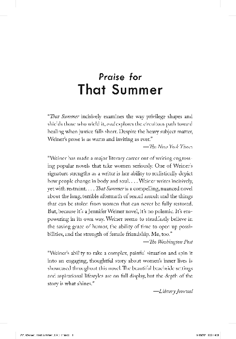 That Summer Autographed