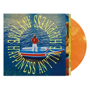 Leon Bridges Happiness Anytime SIGNED 12" Vinyl (Fanta Orange) - Leon Exclusive
