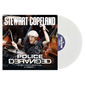 Stewart Copeland Autographed Police Deranged - 12" White Vinyl
