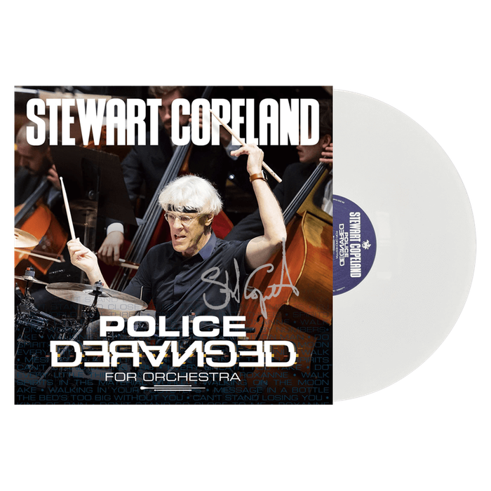 Stewart Copeland Autographed Police Deranged - 12" White Vinyl