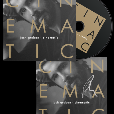 Josh Groban CINEMATIC Signed CD