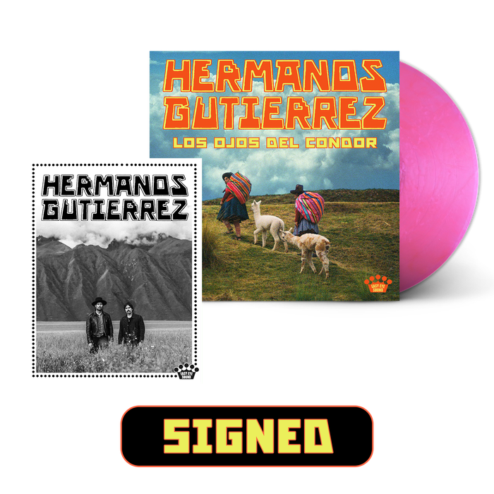 Hermanos Gutiérrez Los Ojos Del Cóndor [Limited Edition SIGNED Fluorescent Pink Vinyl]