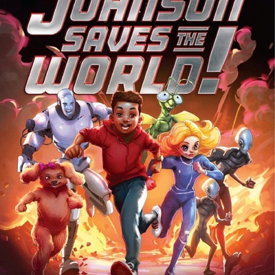 Roswell Johnson Saves the World! Autographed
