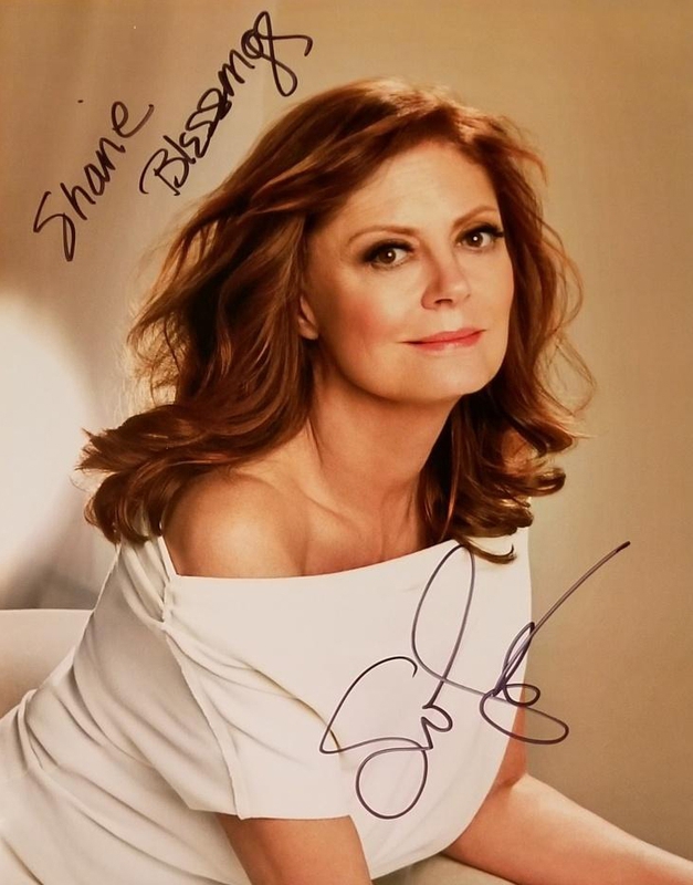 Susan Sarandon Autograph by Fanmail TTM