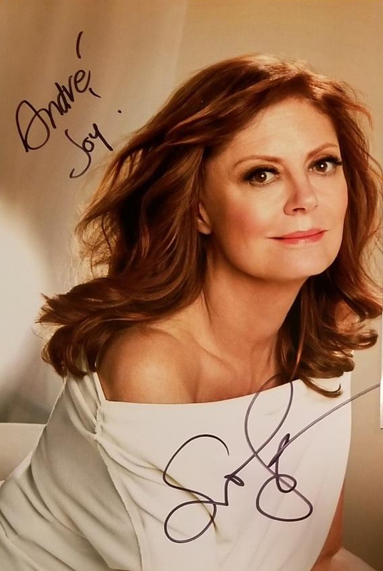 Susan Sarandon Autograph by Fanmail TTM