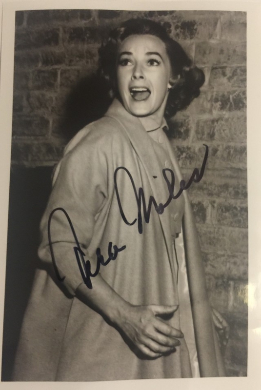 Vera Miles Autograph by Fanmail TTM