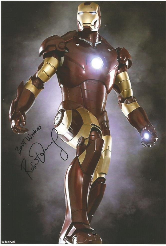 Robert Downey Jr. Autograph by Fanmail TTM